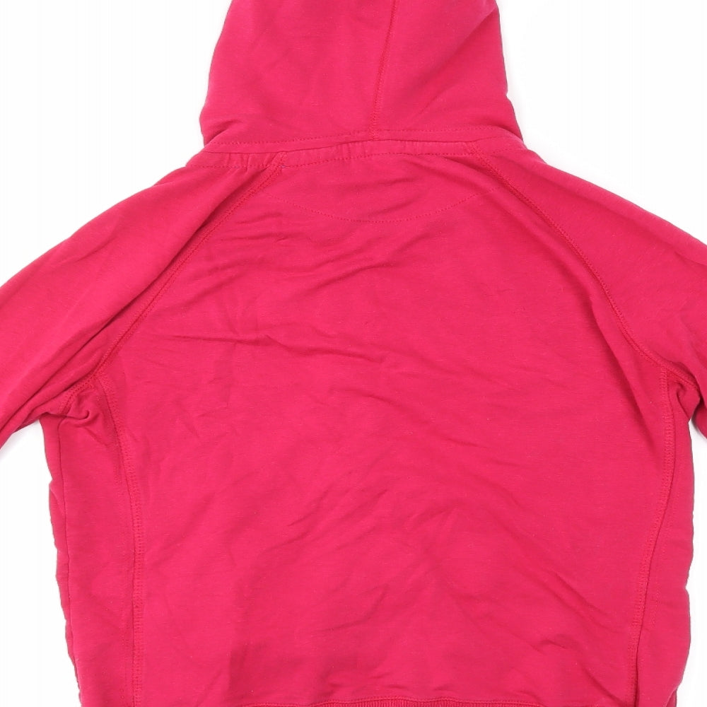 Denim & Co. Womens Purple   Full Zip Hoodie