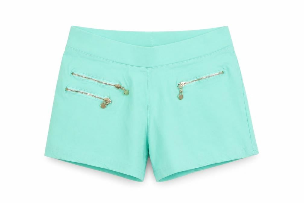 Preworn Girls Green   Culotte Shorts Size XL