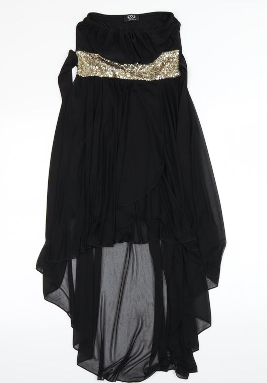 London Womens Black   Fit & Flare  Size 8