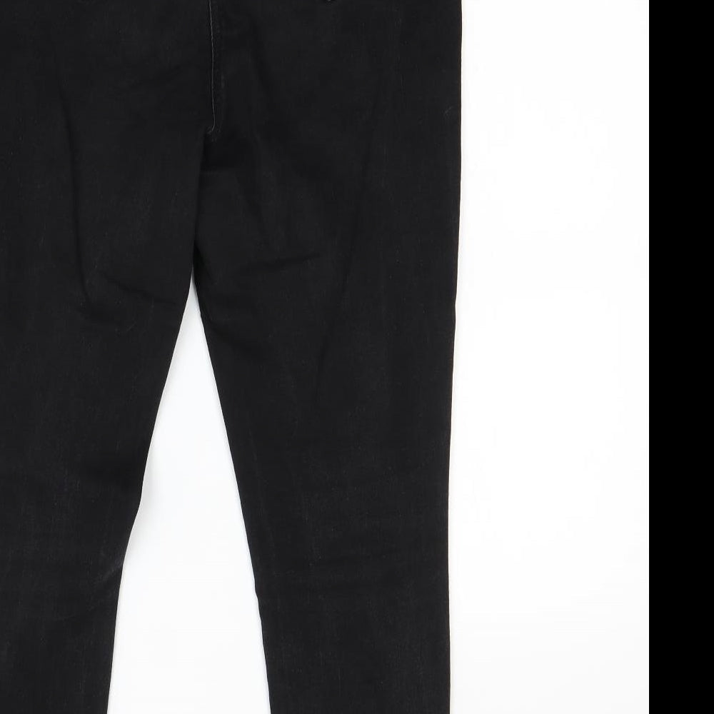 Papaya Womens Black   Straight Jeans Size 14 L26 in