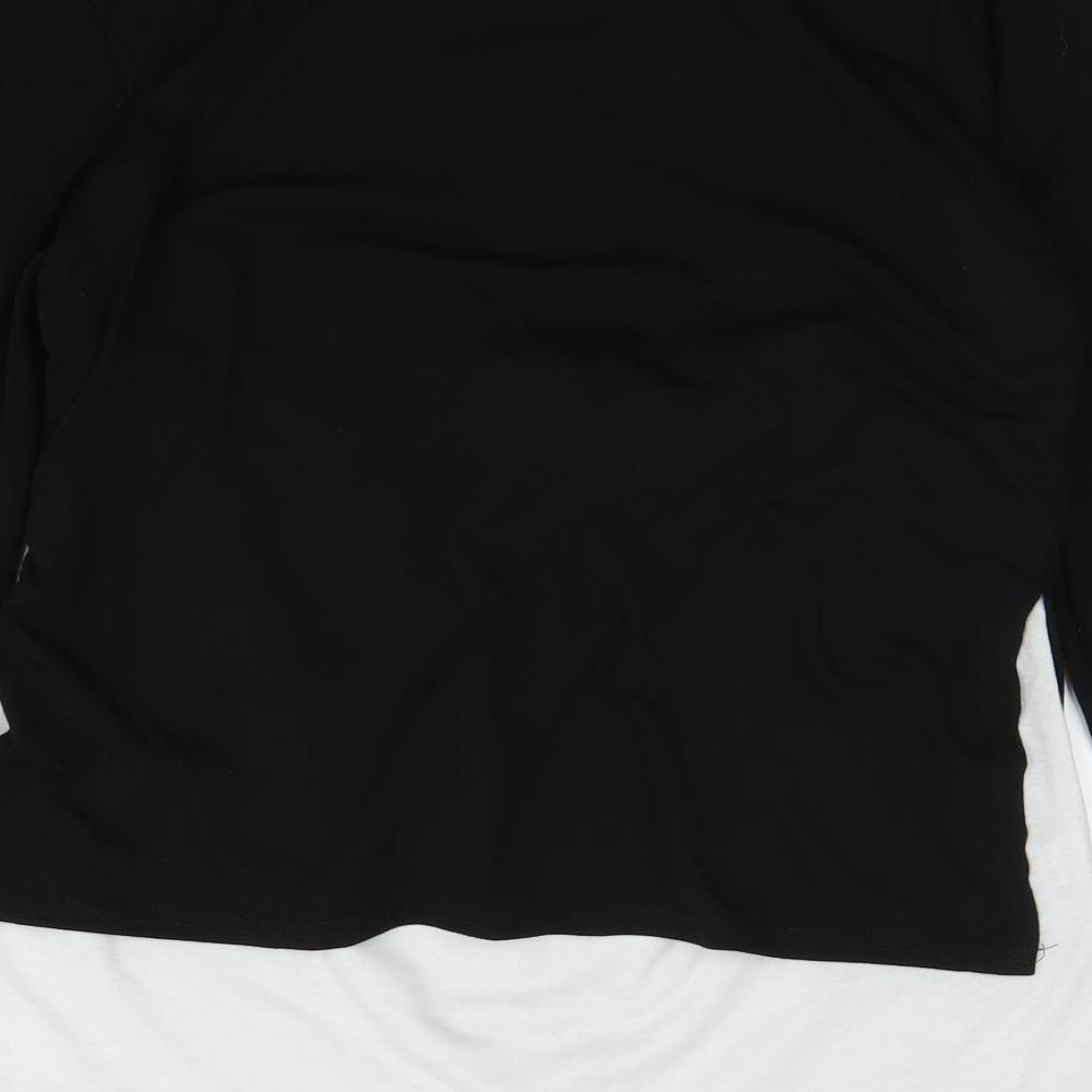 Preworn Womens Black   Basic T-Shirt Size M
