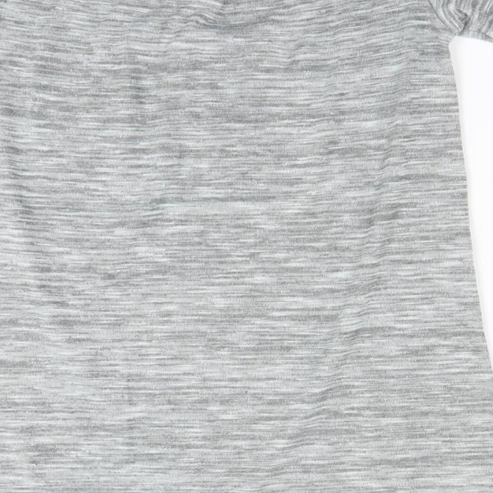 Papaya Womens Grey   Basic T-Shirt Size 10