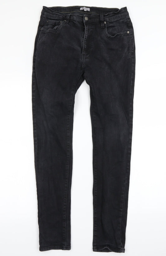 Bellfield Womens Black   Straight Jeans Size S L30 in