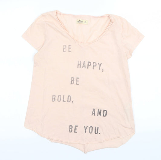 Hollister Womens Pink   Basic T-Shirt Size XS