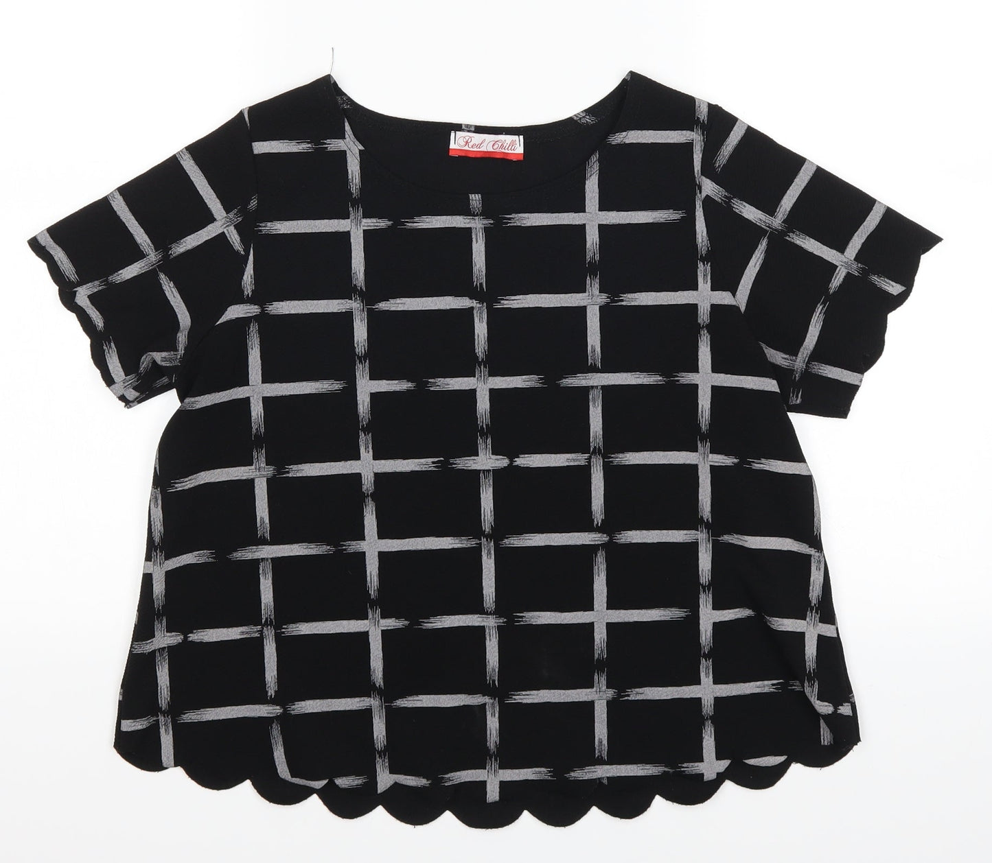 Red Chilli Womens Black   Basic T-Shirt Size S