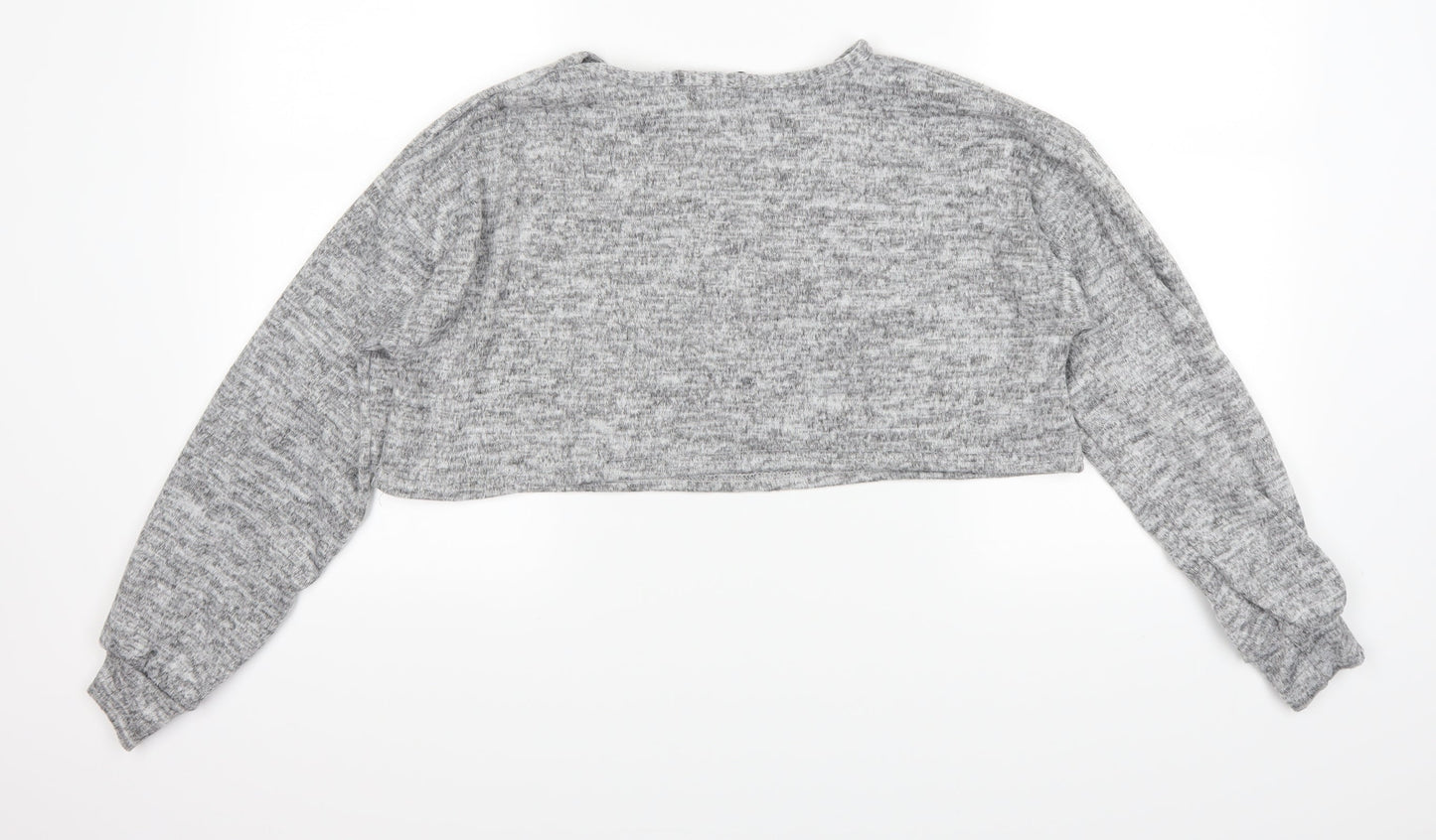 PRETTYLITTLETHING Womens Grey   Pullover Jumper Size 10