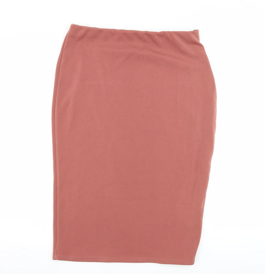 Preworn Womens Brown   Straight & Pencil Skirt Size 30 in