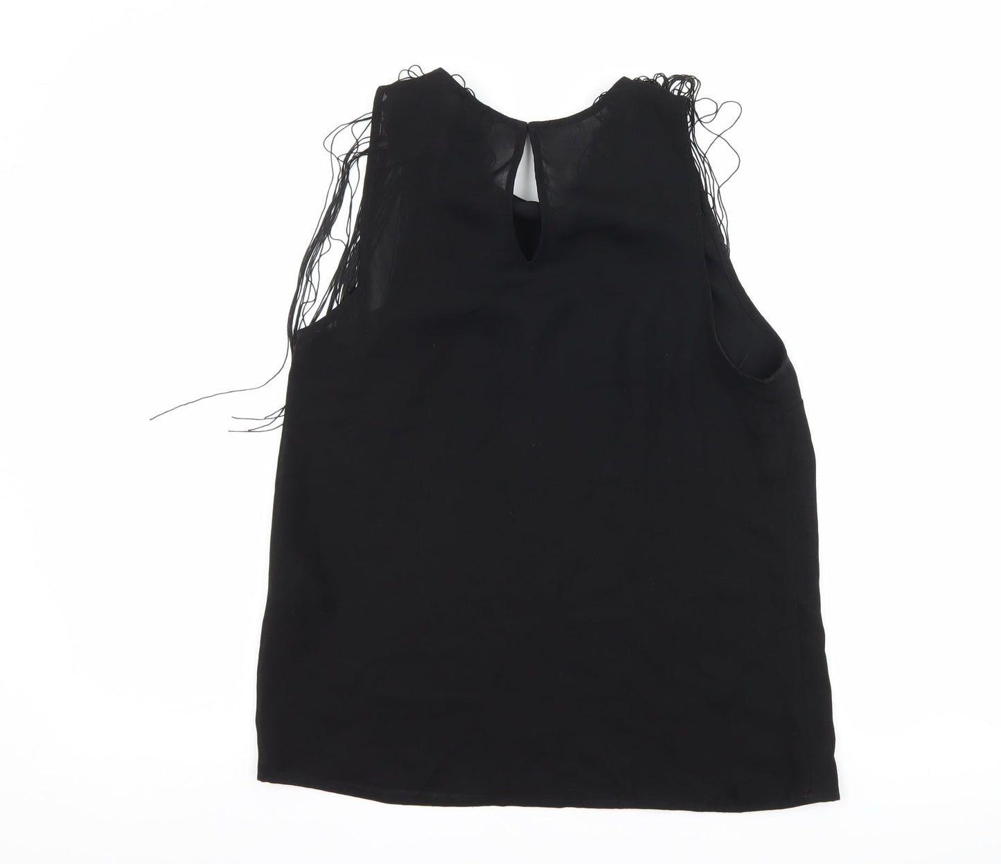 H&M Womens Black   Basic Blouse Size 6