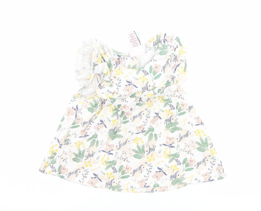 Tommy Bahama Girls White Floral  Basic Tank Size 2-3 Years