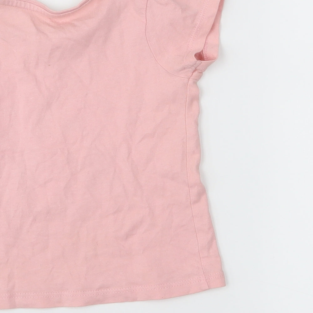 Primark Girls Pink   Basic T-Shirt Size 12-18 Months