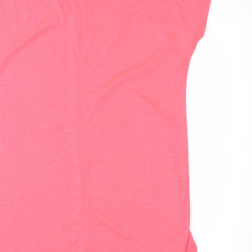 Papaya Womens Pink   Basic Blouse Size M  - Florescent Pink