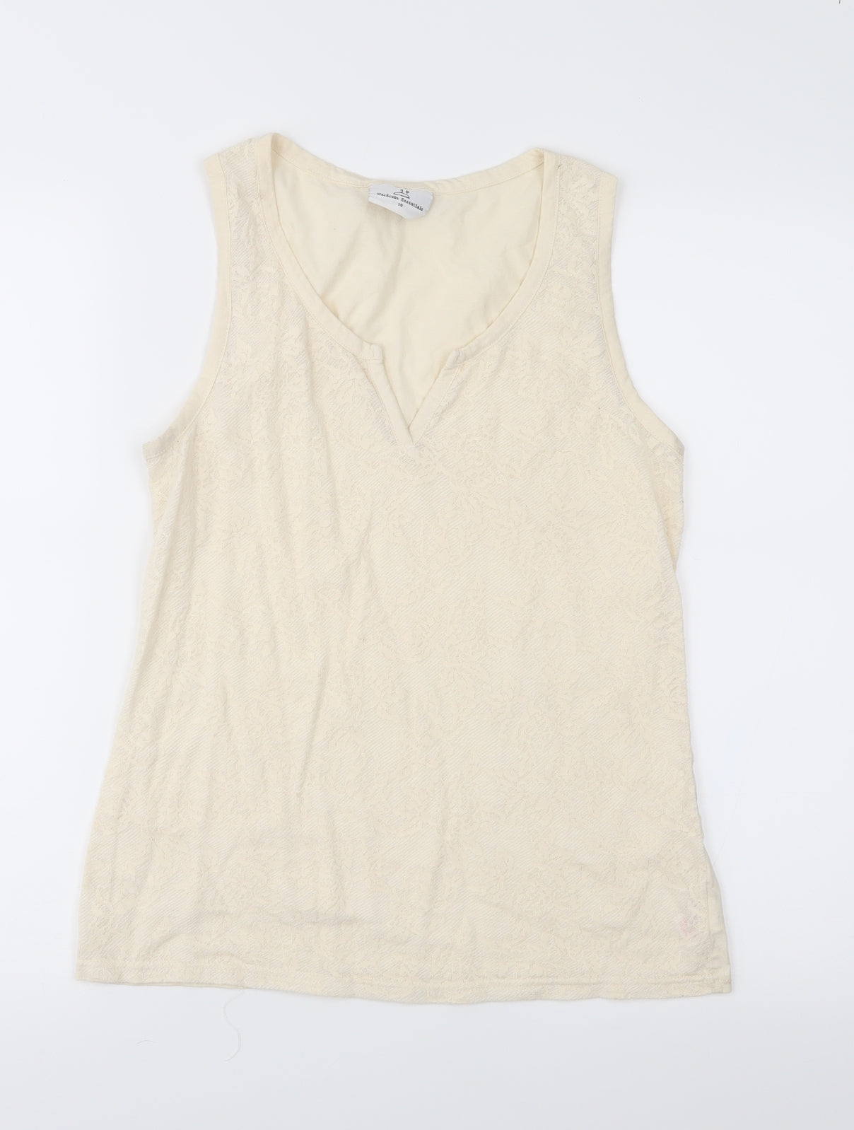 NEXT Womens Ivory   Basic Tank Size 10