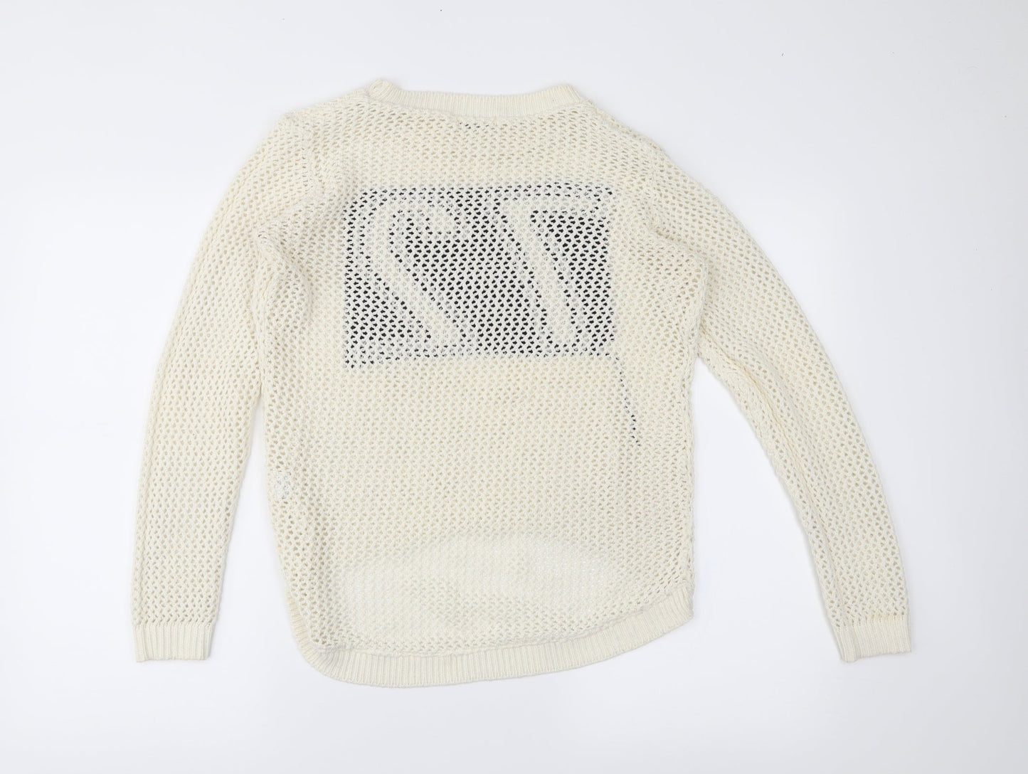 Too True Womens Ivory   Pullover Jumper Size S