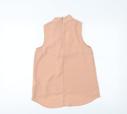 Back view of Atmosphere women’s pink basic blouse, size UK 4