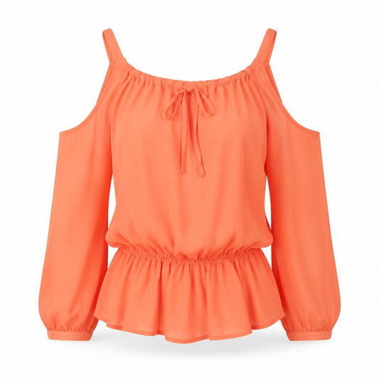 NEXT Womens Orange   Basic Blouse Size 8
