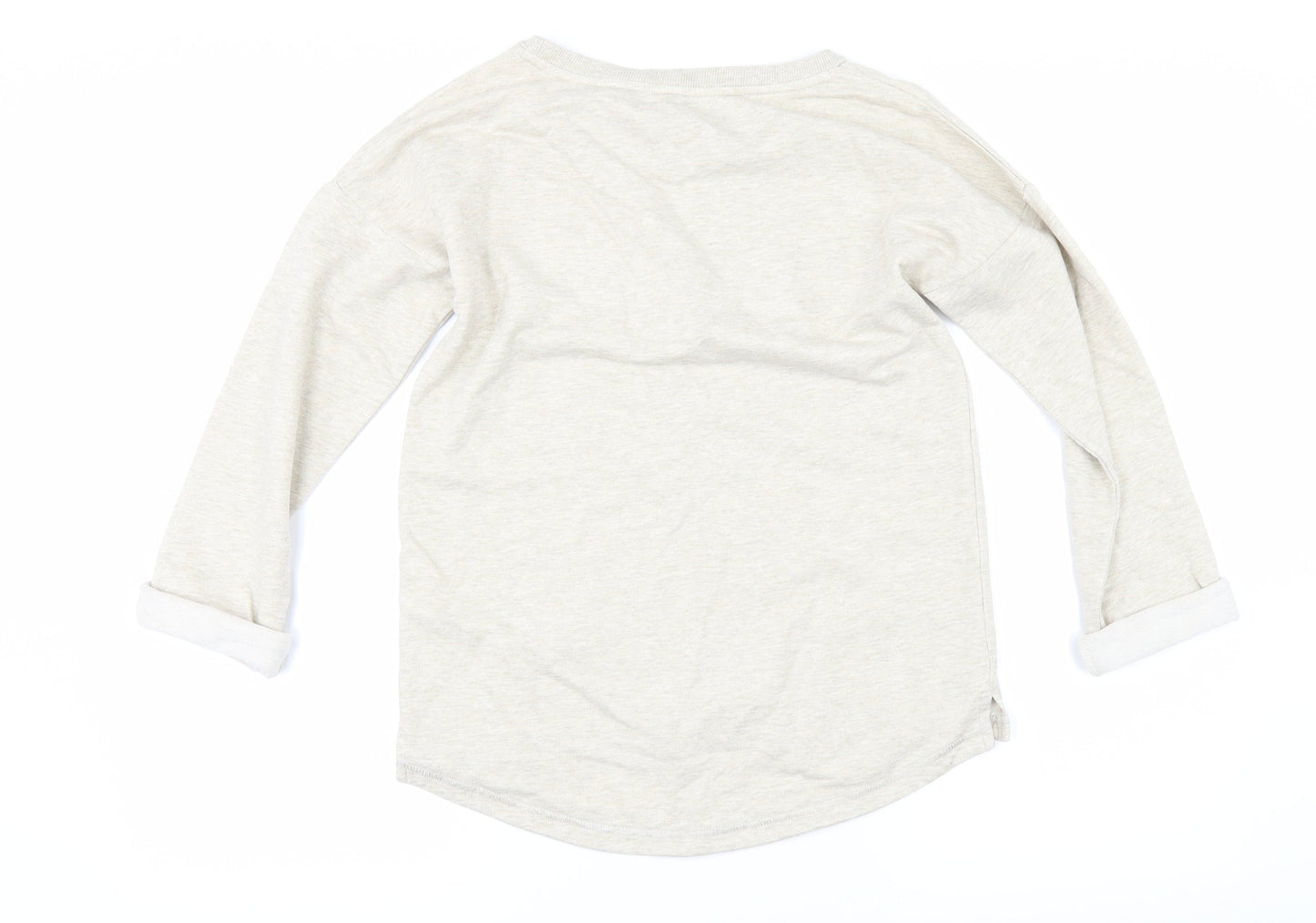 NEXT Girls Beige   Pullover Sweatshirt Size 12 Years