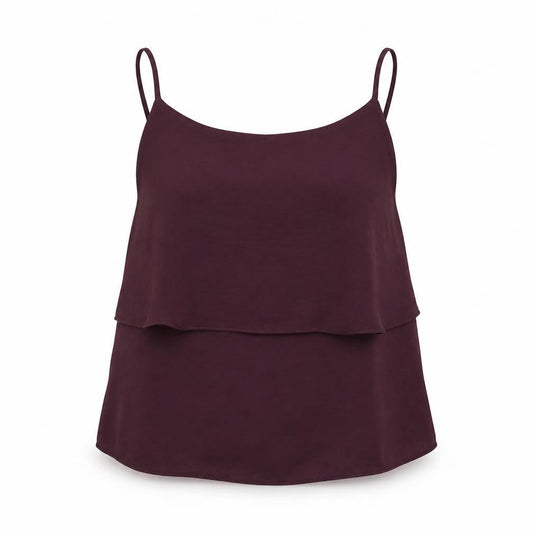 New Look Womens Red   Camisole Blouse Size 8