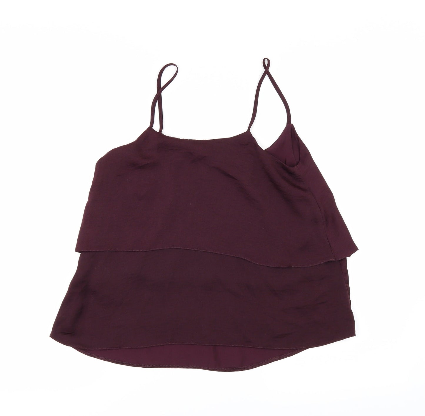 New Look Womens Red   Camisole Blouse Size 8