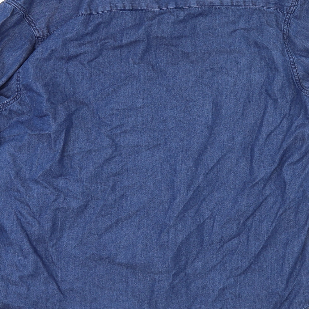 Cedar Wood State Mens Blue    Button-Up Size L