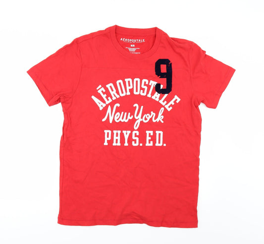 Aeropostle Mens Red    T-Shirt Size M