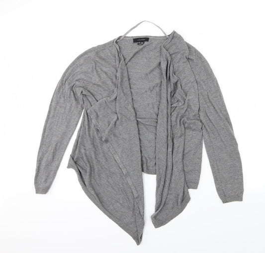 Primark Womens Grey  Knit Cardigan Jumper Size M
