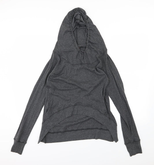Preworn Womens Grey  Jersey Pullover Hoodie Size M