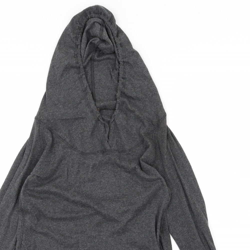 Preworn Womens Grey  Jersey Pullover Hoodie Size M