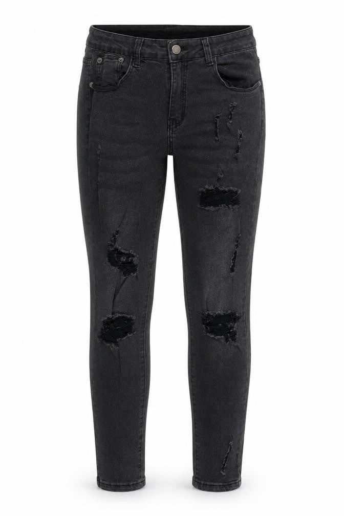 SHEIN Womens Grey  Denim Skinny Jeans Size 28 in L25 in