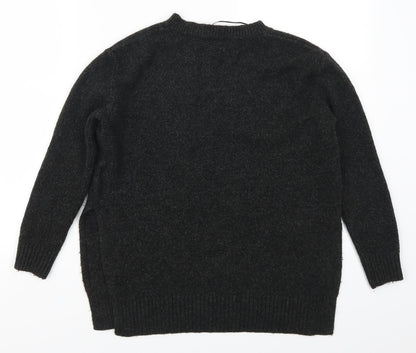 Back view of H&M women’s grey jumper, size XS