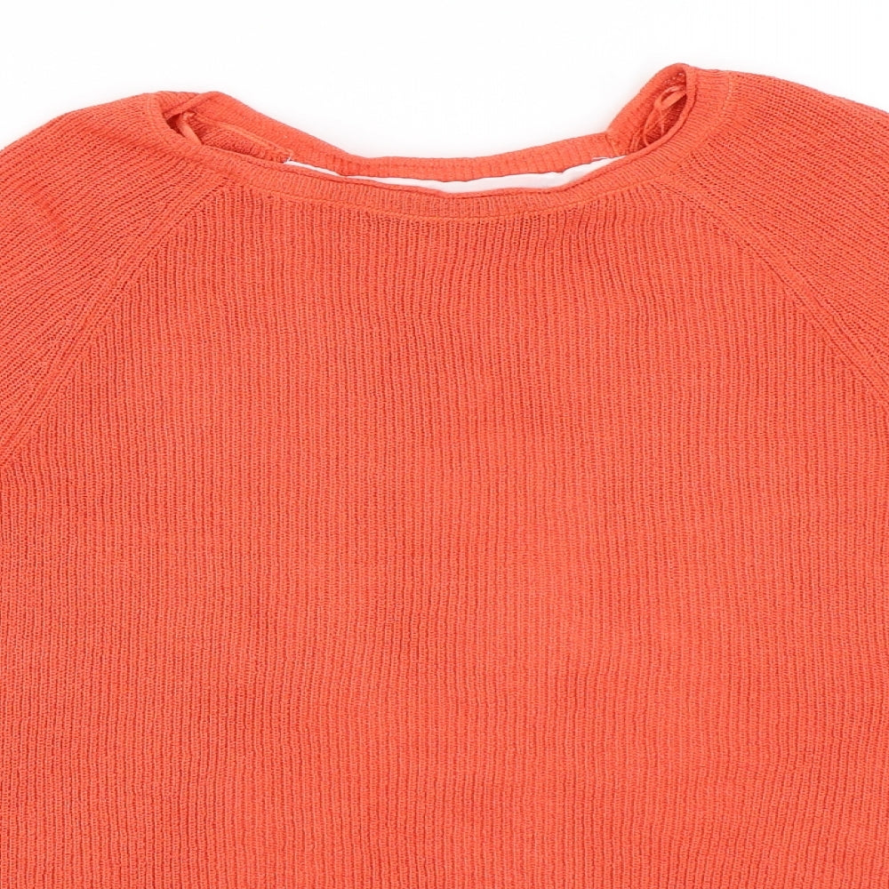 Marks and Spencer Womens Orange   Pullover Jumper Size 6