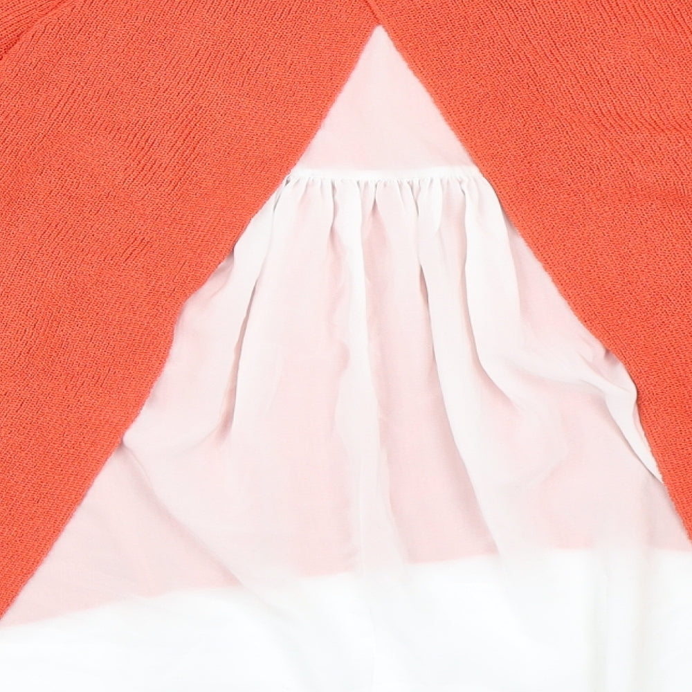 Marks and Spencer Womens Orange   Pullover Jumper Size 6