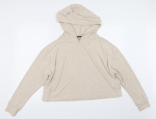New Look Womens Beige   Pullover Hoodie Size M