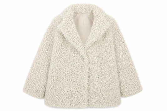 Atmosphere Womens Beige   Overcoat Coat Size 6