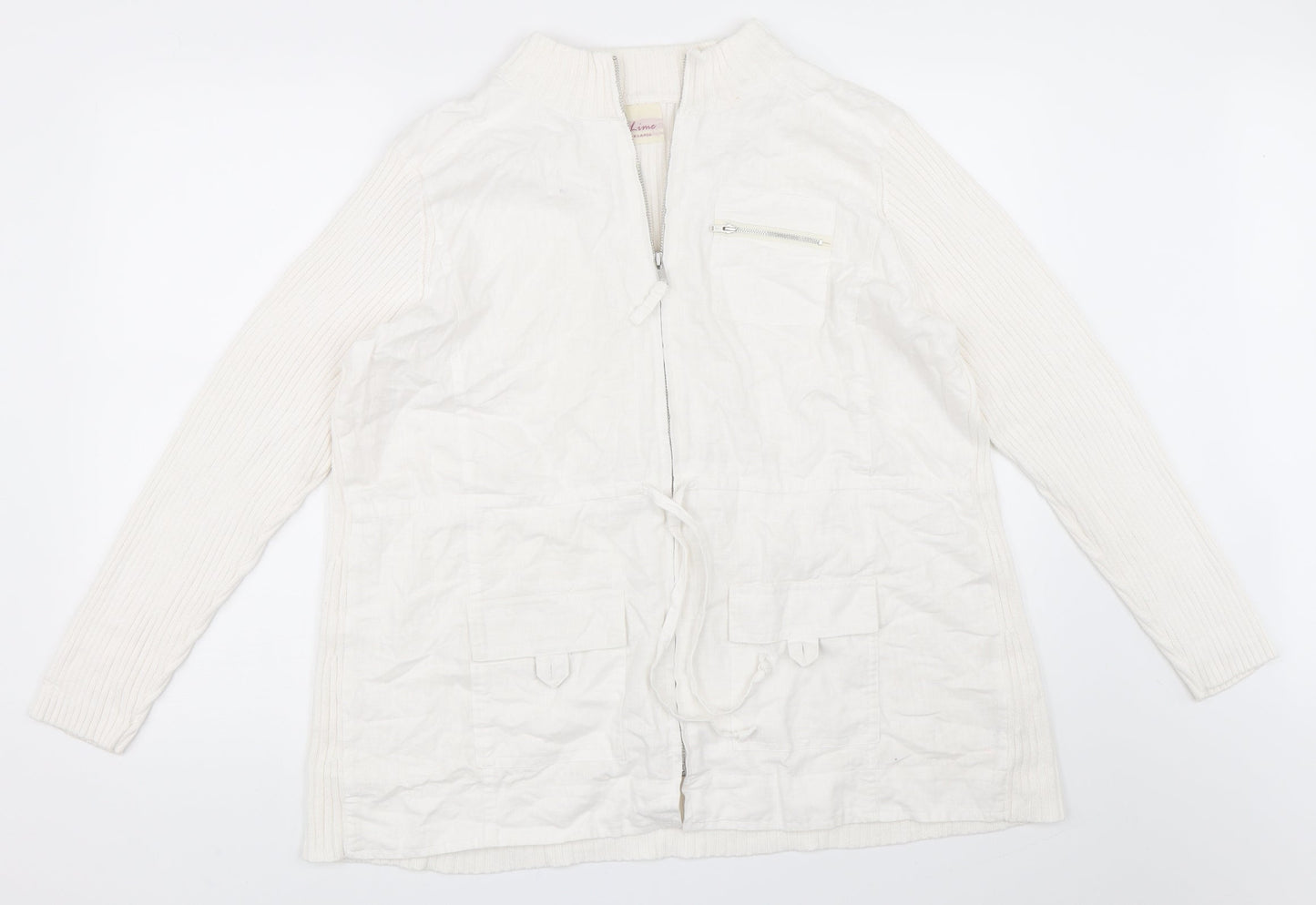 Lime Womens Ivory   Jacket  Size XL