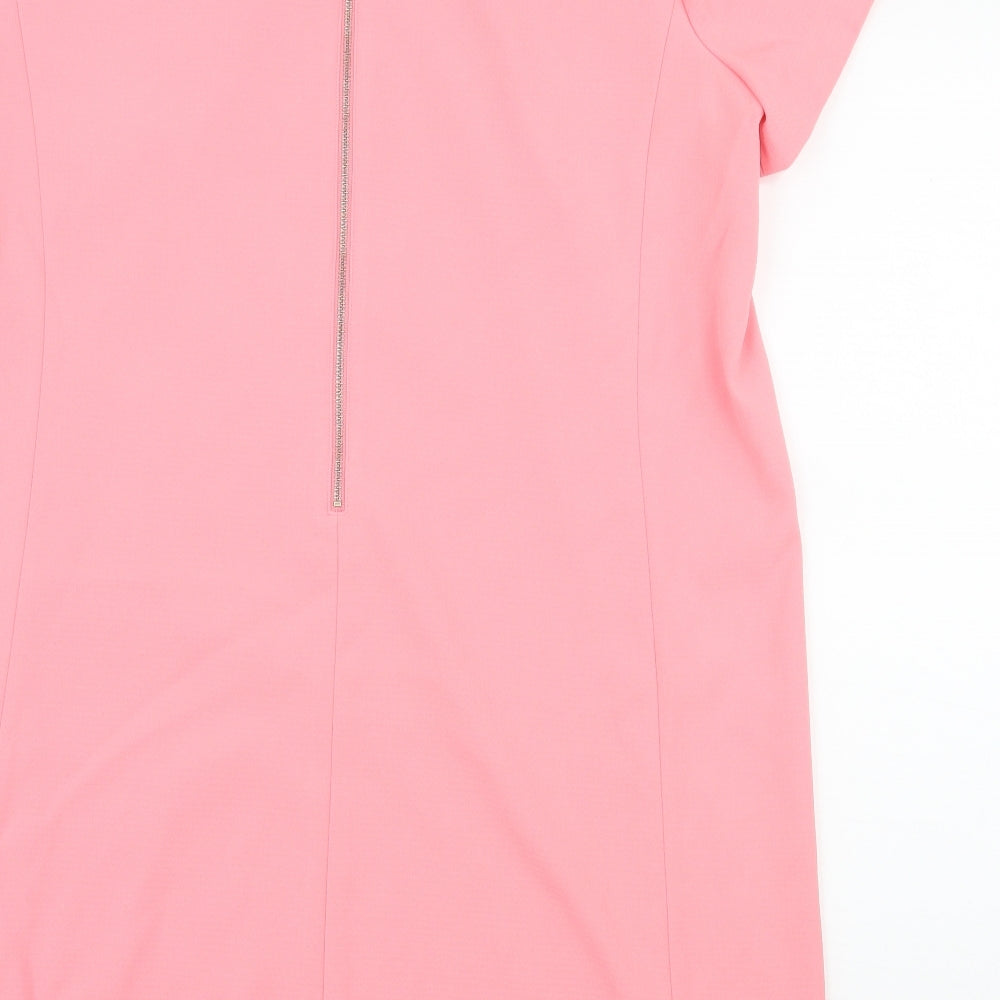 Savoir Womens Pink   A-Line  Size 16  - Embelished Neckline