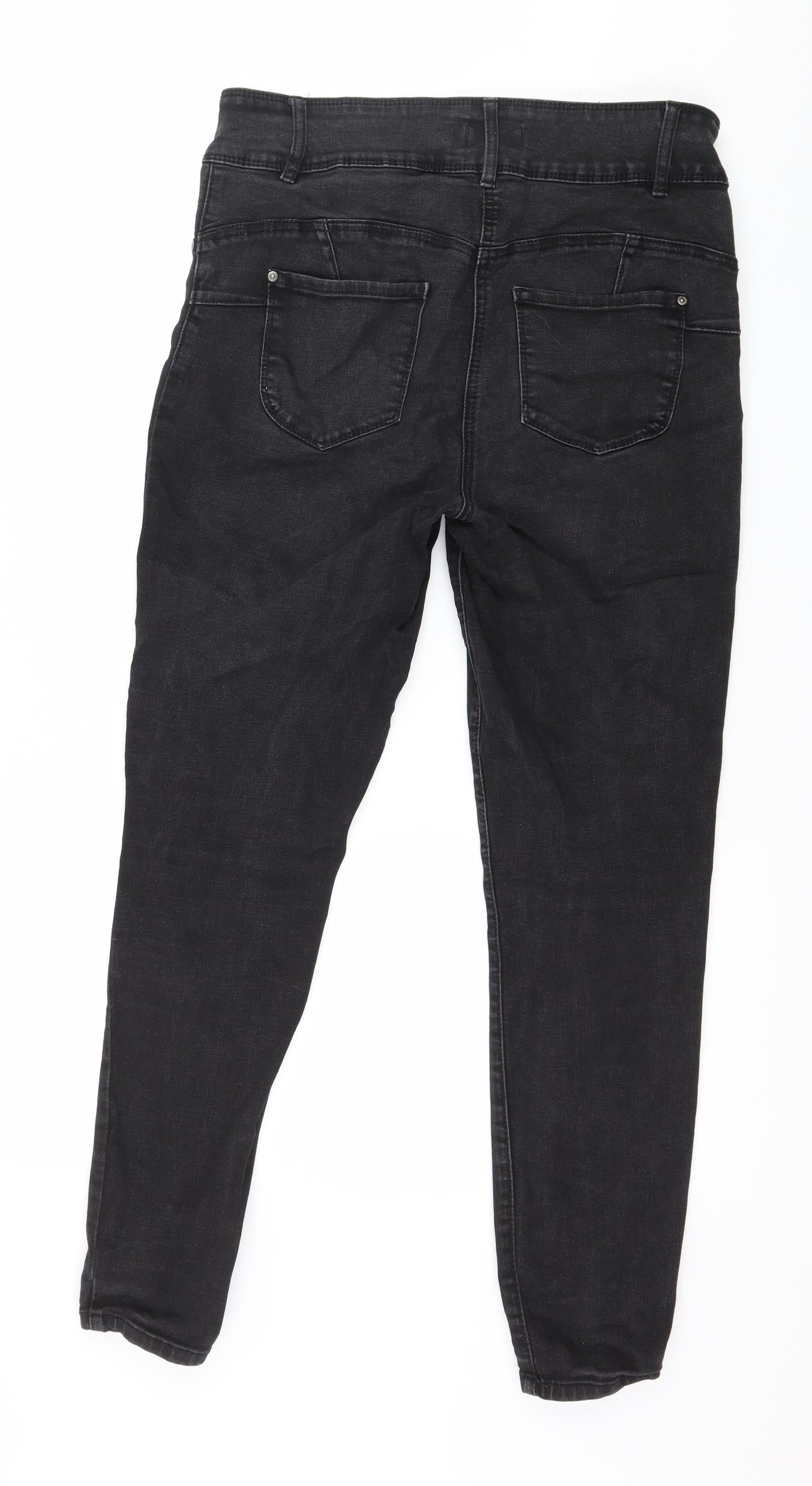 Papaya Womens Grey  Denim Skinny Jeans Size 12 L27 in