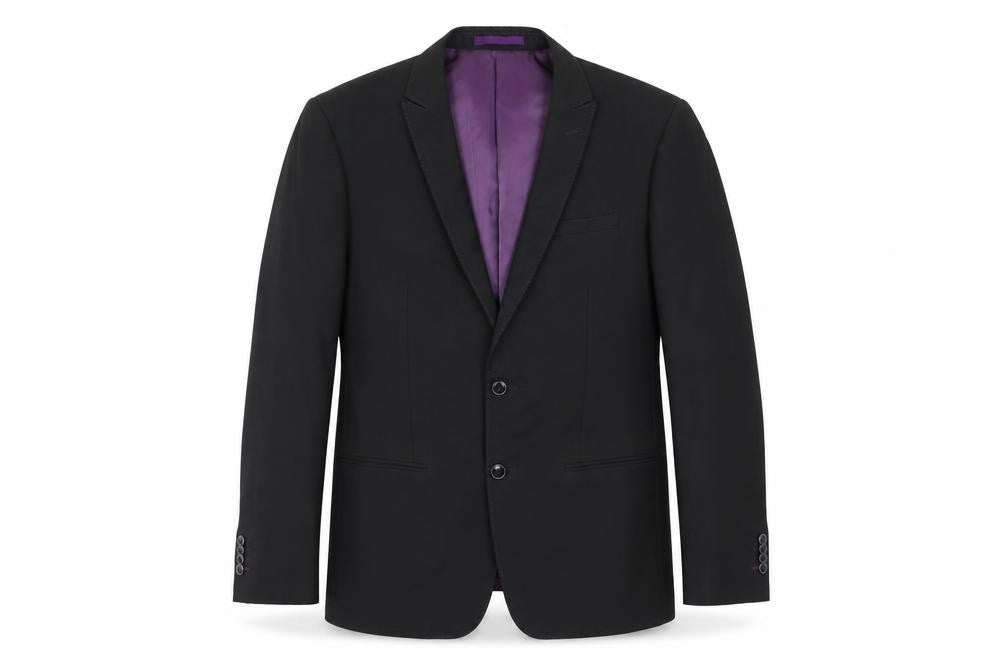 Peter Van Holland Mens Black   Jacket Suit Jacket Size M