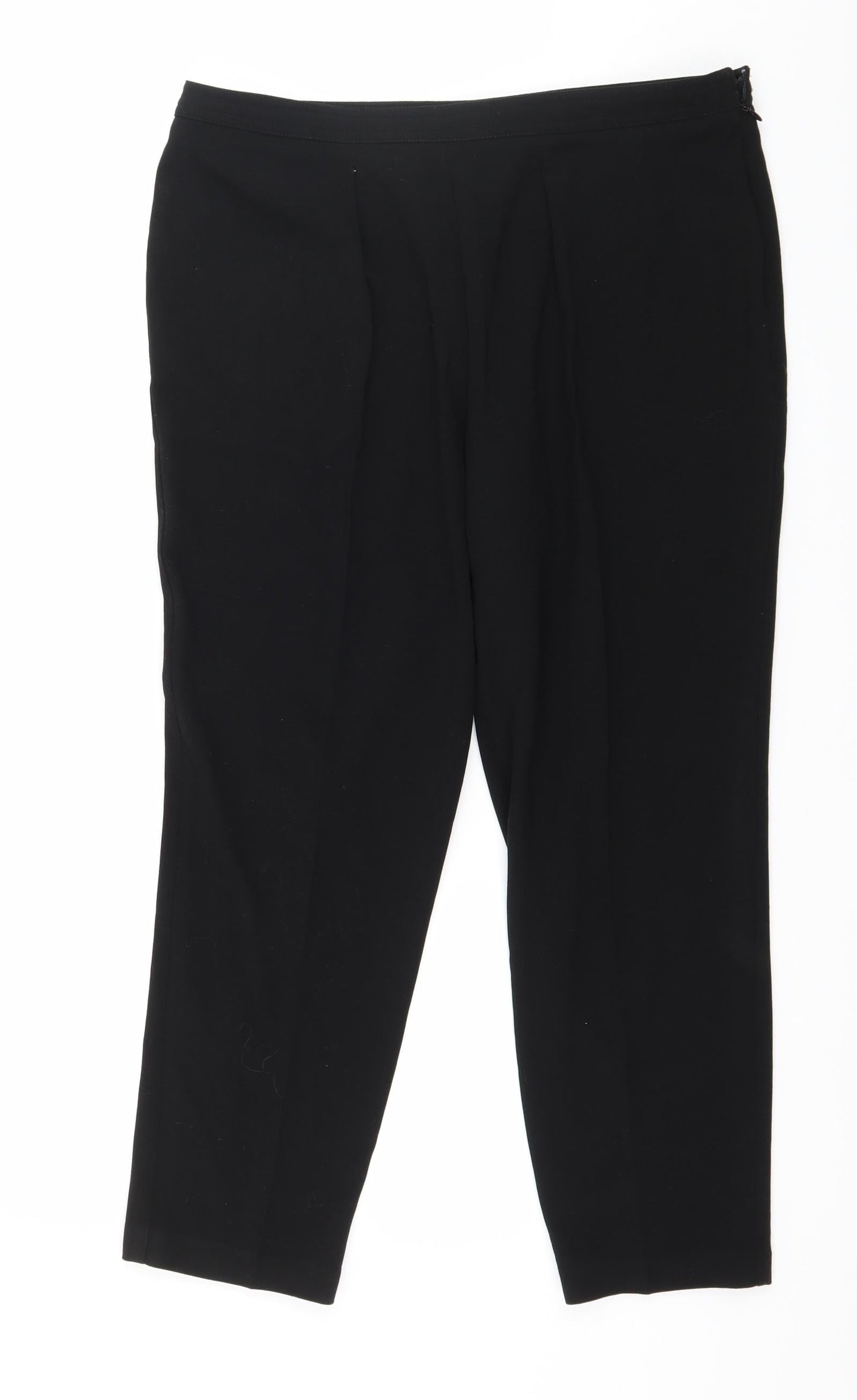 Marks and Spencer Womens Black   Trousers  Size 14 L25 in