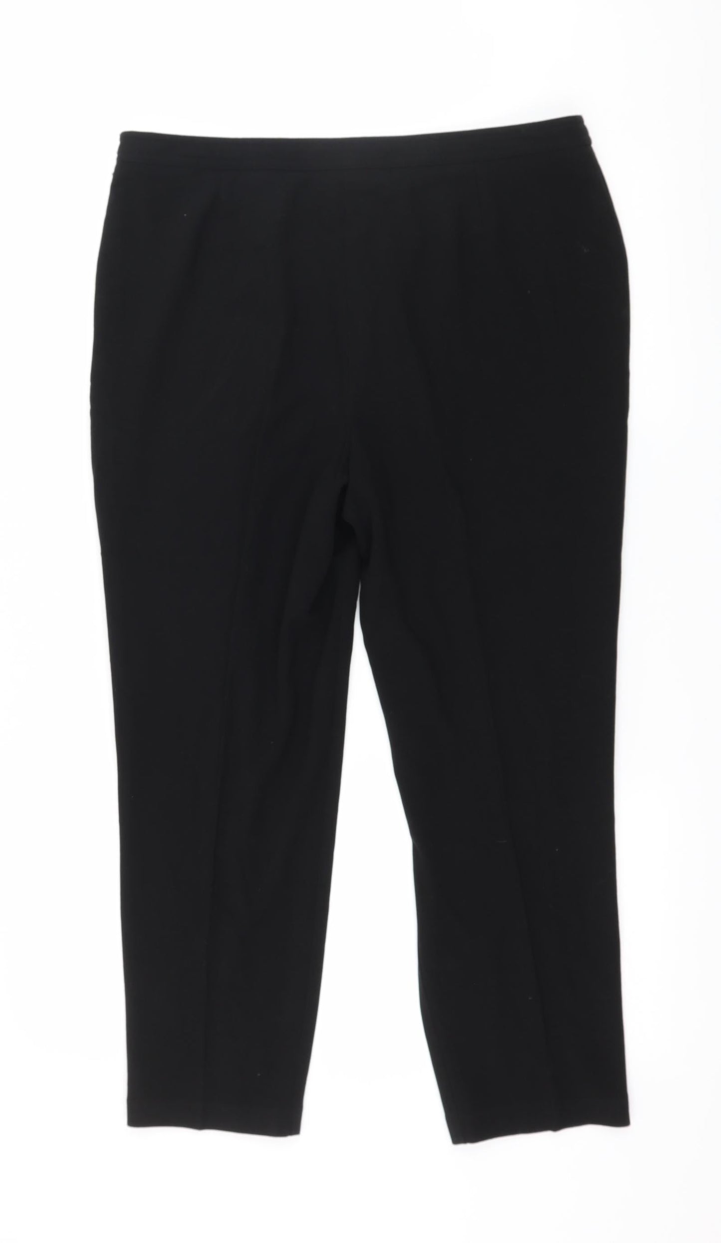 Marks and Spencer Womens Black   Trousers  Size 14 L25 in
