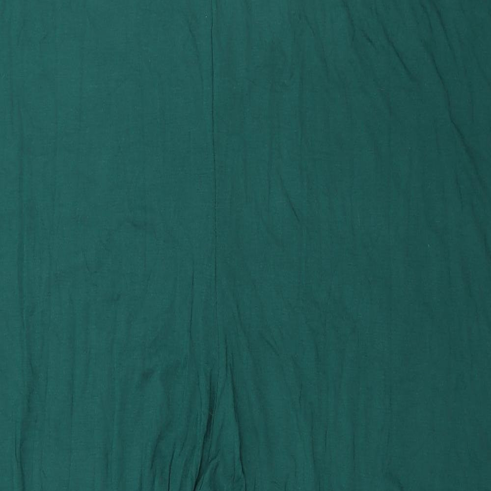 Yours Womens Green  Jersey Capri Leggings Size 34 L29 in
