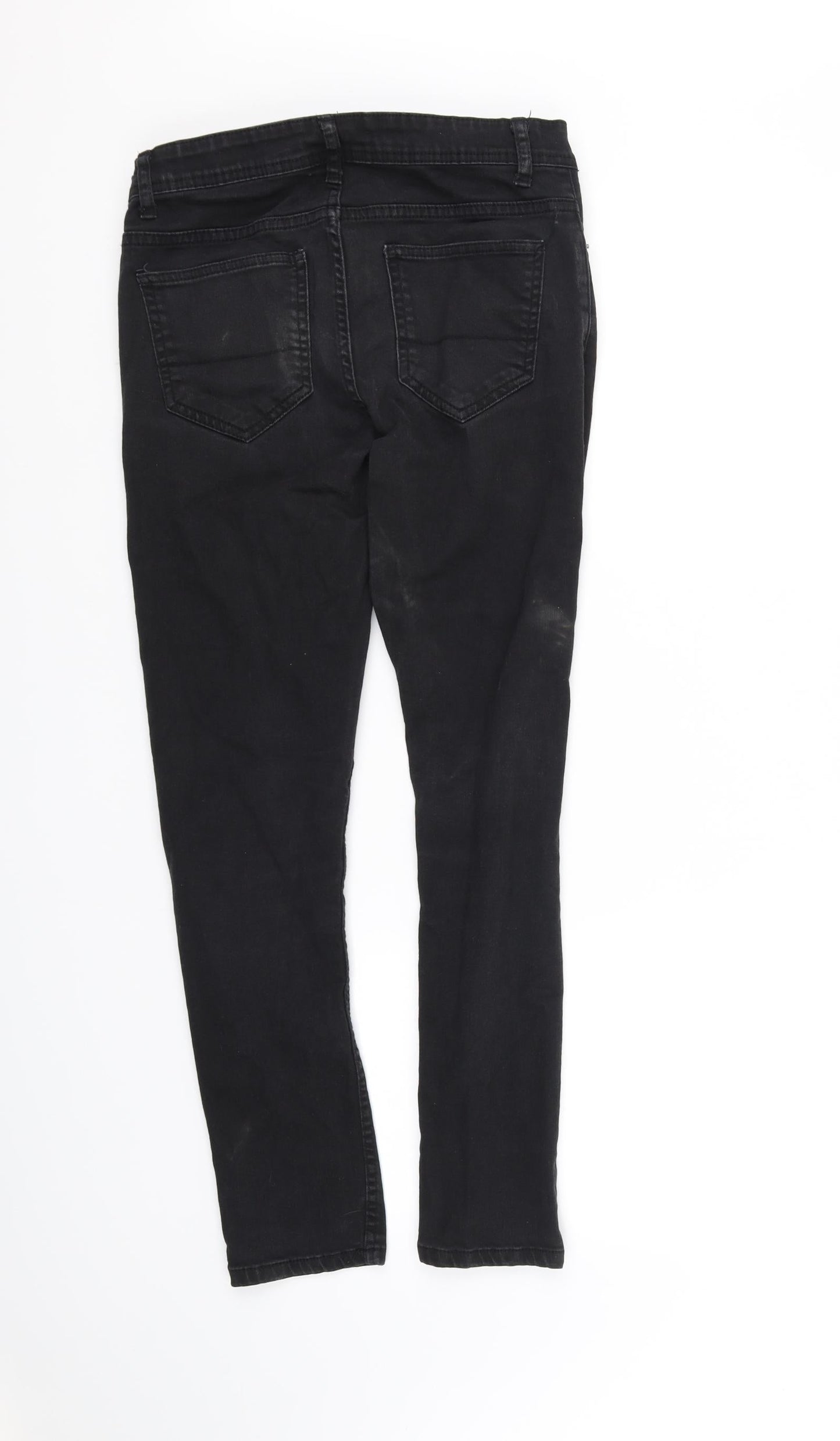 pre worn Womens Black   Straight Jeans Size S L30 in