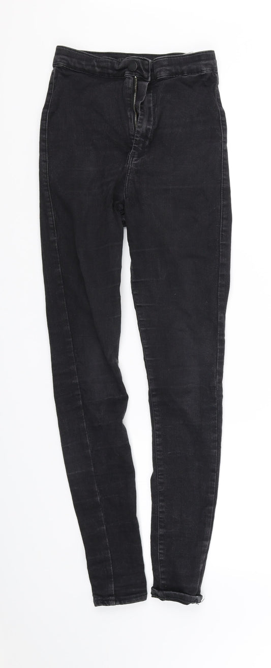 pre worn Womens Black   Straight Jeans Size S L30 in