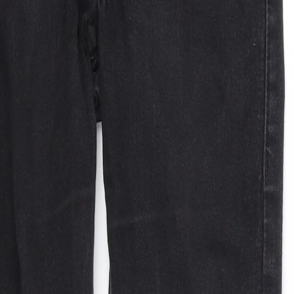 pre worn Womens Black   Straight Jeans Size S L30 in
