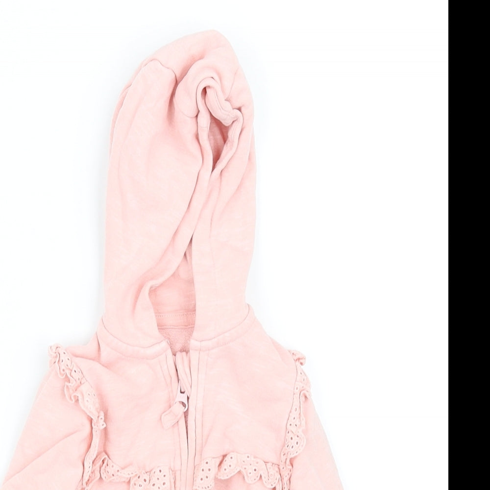 pre worn  Pink Ikat  Jacket Coat Size 0-3 Months