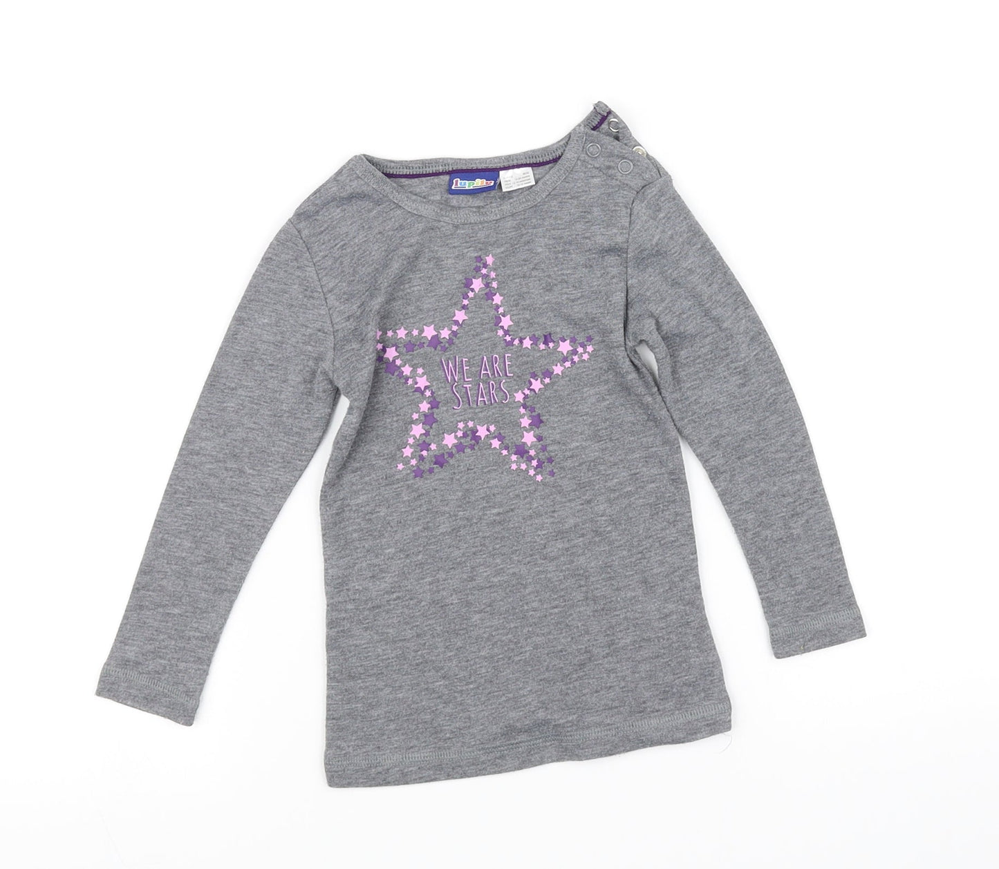 pre worn  Grey   Basic T-Shirt Size 12 Months