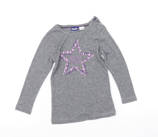 pre worn  Grey   Basic T-Shirt Size 12 Months
