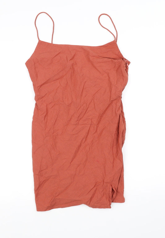 ASOS Womens Orange   Basic Blouse Size 10