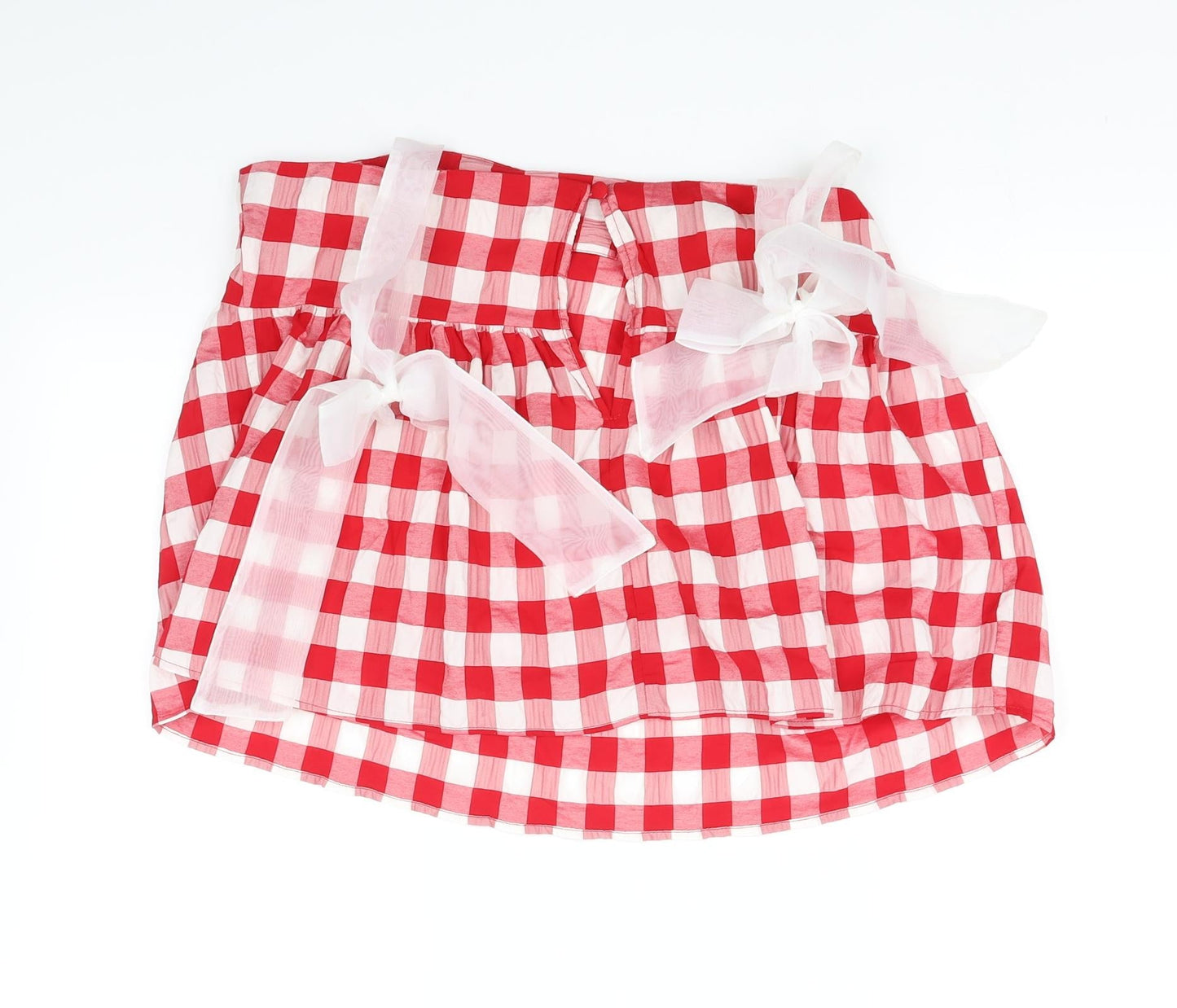 Topshop Womens Red   Basic Blouse Size 14