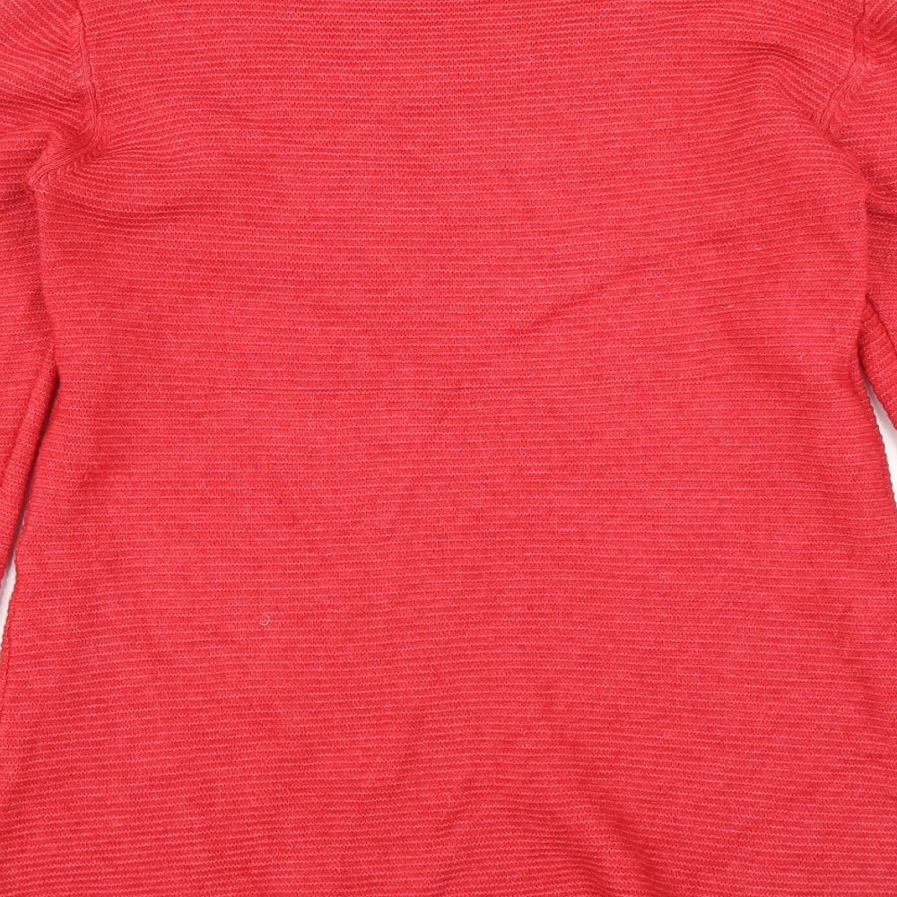 Meily Womens Red   Pullover Jumper Size M