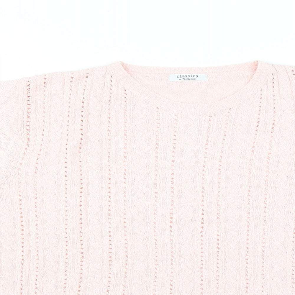 Berketex Womens Pink   Pullover Jumper Size 14